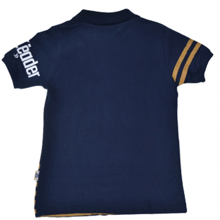 Tricou cu maneca scurta polo pentru copii Wiggle MJ1509BL, Bleumarin [1]