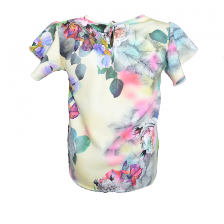 Bluza cu maneca scurta pentru fete Mini Junior IGM-11, Multicolor [1]