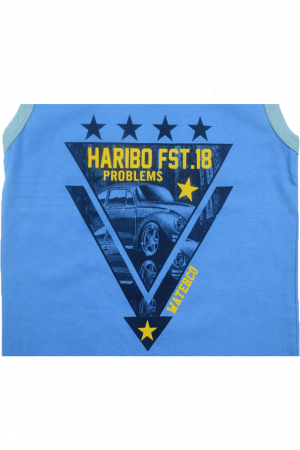 Tricou fara maneci baieti Happy House HH-03-104, Albastru [1]