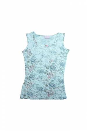 Tricouri fete - Tricou fara maneci pentru fete Happy House CVC-1159A2-128, Multicolor