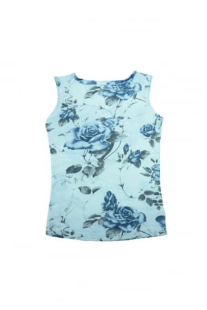 Tricou fara maneci pentru fete Happy House CVC-1159A3-128, Multicolor [2]
