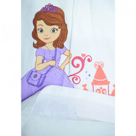 Tricou fara maneci pentru fete Sofia Disney T110323-19, Alb [2]