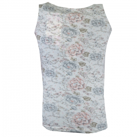 Tricou fara maneci pentru fete Happy House CVC-1157-3, Alb [1]