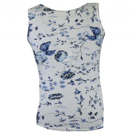 Tricou fara maneci pentru fete Happy House CVC-1157-1, Albastru [1]