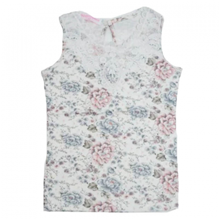 Tricouri fete - Tricou fara maneci pentru fete Happy House CVC-8871, Multicolor
