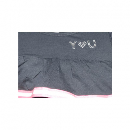 Tricou fara maneci pentru fete Happy House WB-2774B-128 cm, Bleumarin [2]