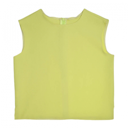 Îmbrăcăminte fete - Bluza fara maneci pentru fete Mini Junior 300323-5, Verde
