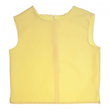 Îmbrăcăminte fete - Bluza fara maneci pentru fete Mini Junior 300323-6, Galben