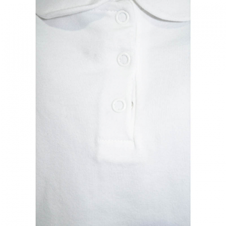 Tricou cu maneca scurta pentru fete Atut 5884, Alb [2]