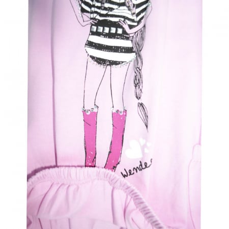 Tricou fara maneci pentru fete Wendee DY39118-1, Roz [2]