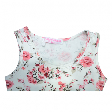 Tricou fara maneci pentru fete Happy House CVC-888, Multicolor [2]