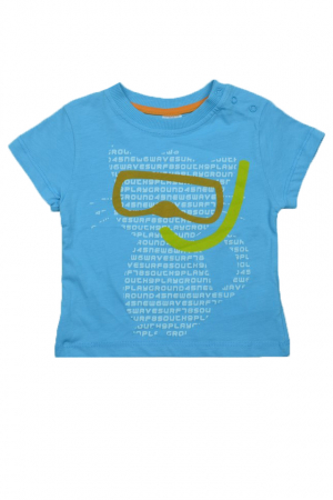 Tricouri baieti - Tricou cu maneca scurta pentru baieti Wendee BV01300176, Albastru