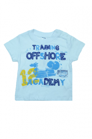 Tricouri baieti - Tricou cu maneca scurta pentru baieti Wendee BV02100296, Alb