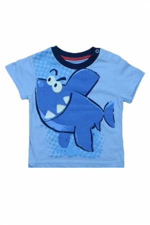 Tricouri baieti - Tricou cu maneca scurta pentru baieti Wendee DY101311A, Albastru