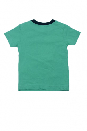 Tricou cu maneca scurta pentru baieti Wendee OZMY101885-0V, Verde [2]