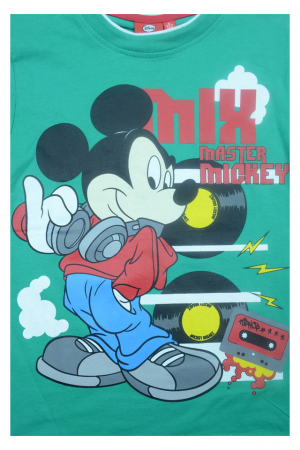 Tricou cu maneca scurta pentru baieti Disney DISM-KTJM45119-122, Verde [1]