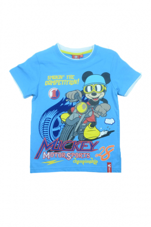Tricouri baieti - Tricou cu maneca scurta pentru baieti Disney DISM-KTJM55173-128, Albastru