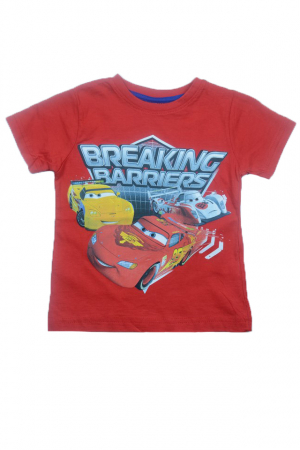 Tricouri baieti - Tricou cu maneca scurta pentru baieti Disney OE1207R-98, Rosu