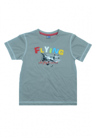 Tricouri baieti - Tricou cu maneca scurta pentru baieti GT GT-2461-110, Gri