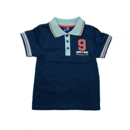 Tricou cu maneca scurta pentru baieti Wendee DY101293-2-128, Gri [0]