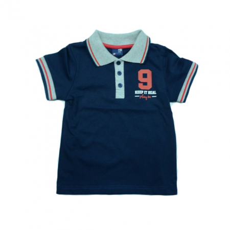 Tricouri baieti - Tricou cu maneca scurta pentru baieti Wendee DY101293-2-128, Gri