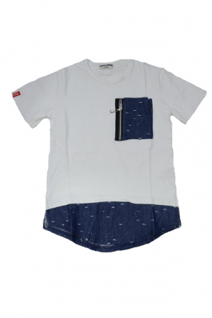 Tricouri baieti - Tricou cu maneca scurta pentru baieti Happy House HB-19331-152, Alb