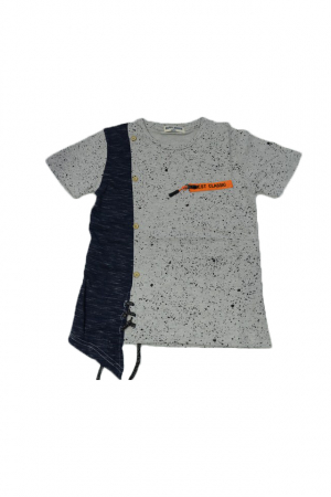 Tricouri baieti - Tricou cu maneca scurta pentru baieti Happy House HB-19341-104, Gri