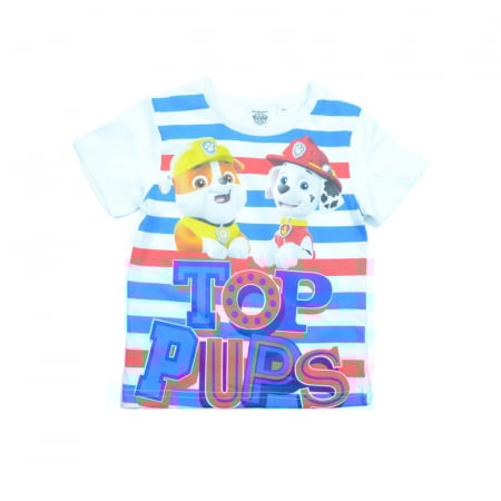 Tricouri baieti - Tricou cu maneca scurta pentru baieti Sun City Paw Patrol SE1465A-98, Multicolor
