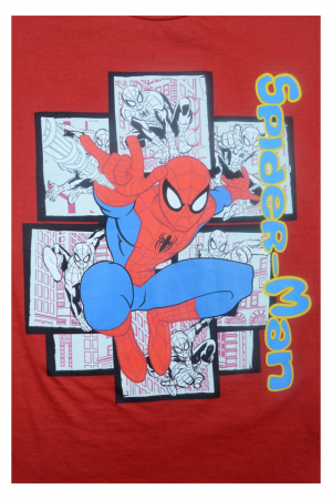 Tricou cu maneca scurta pentru baieti Sun City Spider Man EP EP 1058-128, Rosu [1]