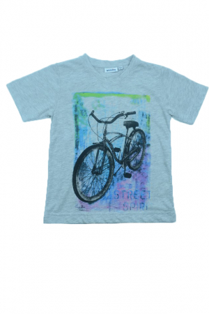 Tricouri baieti - Tricou cu maneca scurta pentru baieti Wendee BV BV 01300296-1G-104, Gri