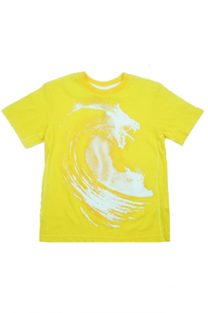 Tricouri baieti - Tricou cu maneca scurta pentru baieti Wendee BV01300213-1-104, Galben