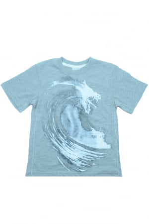 Tricouri baieti - Tricou cu maneca scurta pentru baieti Wendee BV01300213-1G-116, Gri