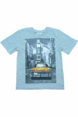 Tricouri baieti - Tricou cu maneca scurta pentru baieti Wendee BV01300294-1-104, Gri