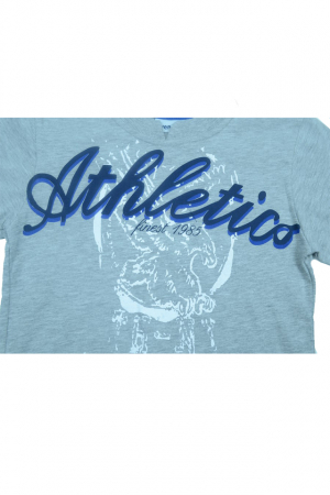 Tricou cu maneca scurta pentru baieti Wendee BV1300222-2-140, Gri [1]