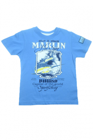 Tricouri baieti - Tricou cu maneca scurta pentru baieti Wendee DY DY 101248-1-98, Albastru