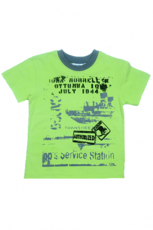 Tricou cu maneca scurta pentru baieti Wendee DY DY 101254-1-98, Verde [0]