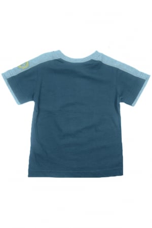Tricou cu maneca scurta pentru baieti Wendee DY DY101265-2-128, Gri [3]