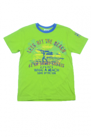 Tricou cu maneca scurta pentru baieti Wendee DY DY 101275-2-134, Verde [0]