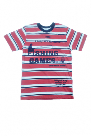 Tricouri baieti - Tricou cu maneca scurta pentru baieti Wendee DY101243-2-128, Rosu