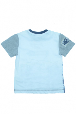 Tricou cu maneca scurta pentru baieti Wendee DY101245-1-98, Alb [2]