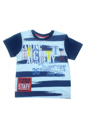 Tricouri baieti - Tricou cu maneca scurta pentru baieti Wendee DY101252-1M-98, Multicolor