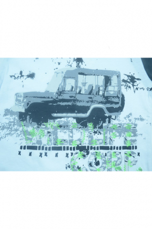 Tricou cu maneca scurta pentru baieti Wendee DY101253-2-128, Alb [1]