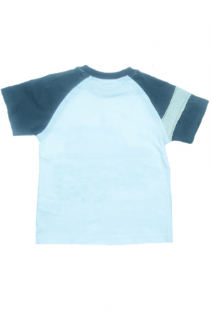 Tricou cu maneca scurta pentru baieti Wendee DY101253-2-128, Alb [3]