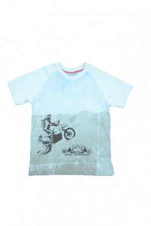 Tricouri baieti - Tricou cu maneca scurta pentru baieti Wendee DY101256-1A-104, Alb
