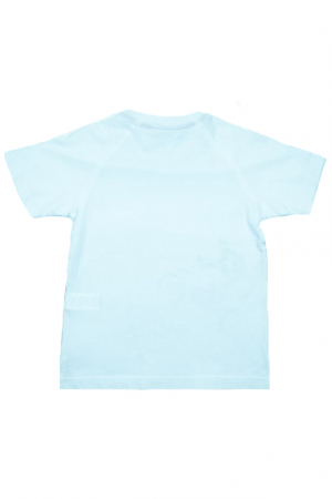 Tricou cu maneca scurta pentru baieti Wendee DY101256-1A-104, Alb [3]