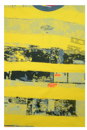 Tricou cu maneca scurta pentru baieti Wendee DY101259-2-134, Galben [1]