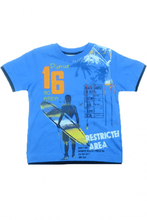 Tricouri baieti - Tricou cu maneca scurta pentru fete Wendee DY101269-2A-39021-128, Alb