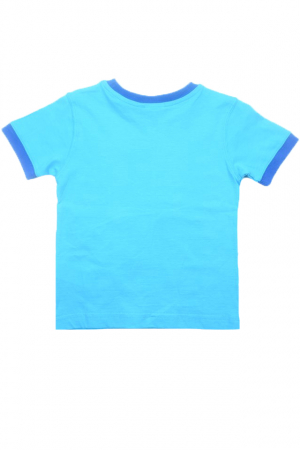 Tricou cu maneca scurta pentru baieti Wendee DY101272-1T-98, Turcoaz [2]