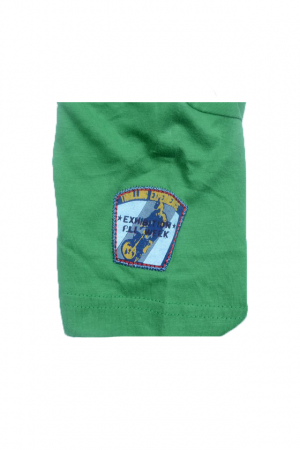 Tricou cu maneca scurta pentru baieti Wendee DY101291-1V-104, Verde [2]