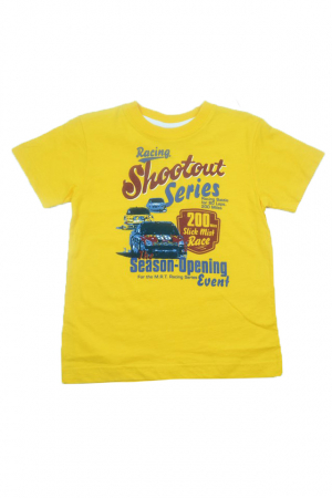 Tricou cu maneca scurta pentru baieti Wendee DY101294-1-104, Galben [0]